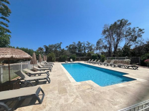 Solenzara- appartement 5 personnes vue mer dans résidence avec piscine